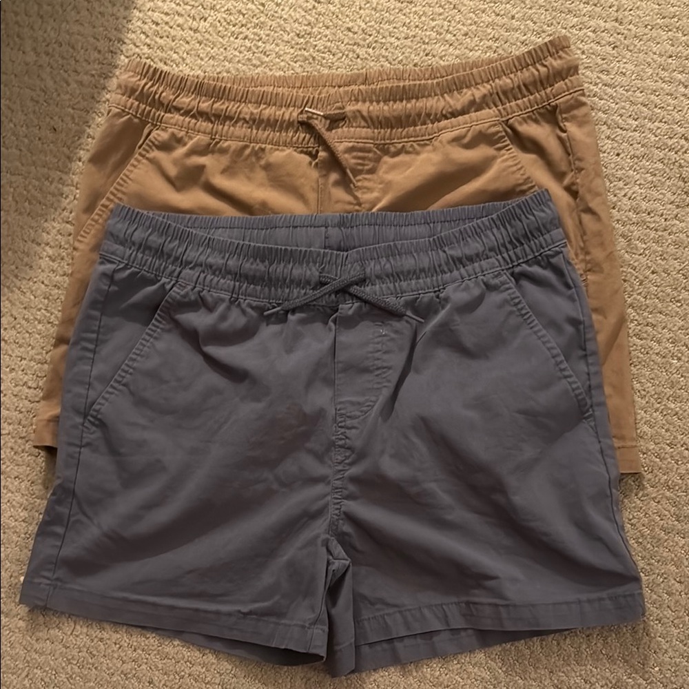Art Class Tan and Gray Casual Shorts with Elastic Waist